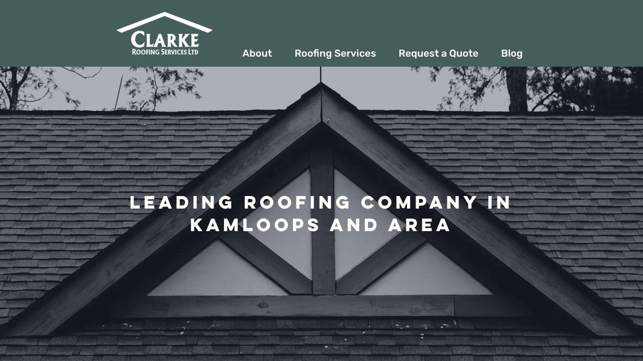 Homepage preview of Clarke Roofing